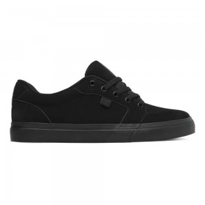 Black DC Anvil Men's Skate Shoes | 81526-LGBZ