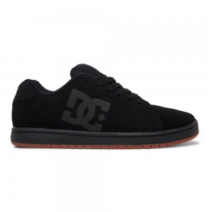 Black DC Gaveler Men's Skate Shoes | 95870-NXLB