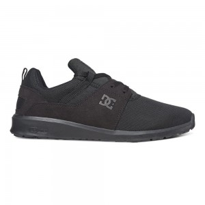 Black DC Heathrow Men's Trainers | 85741-UBQC