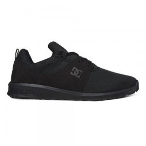 Black DC Heathrow Women's Trainers | 01298-IHAT