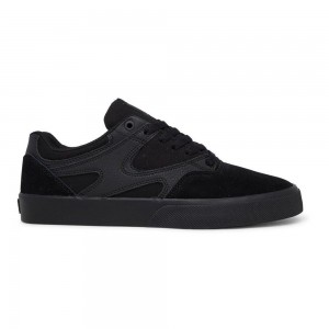 Black DC Kalis Vulc Men's Skate Shoes | 48703-CIGZ