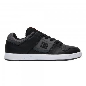 Black / Grey DC Cure Men's Skate Shoes | 36190-VZWM