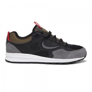 Black / Grey DC Kalis Men's Trainers | 79613-ECRN