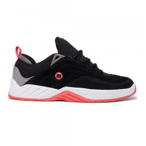 Black / Pink DC Williams Slim Men's Trainers | 84360-ZADQ