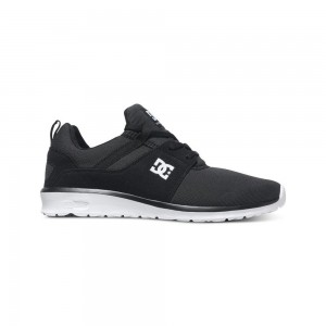 Black / White DC Heathrow Women's Trainers | 65280-NBDS