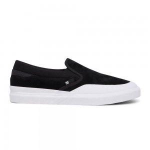 Black / White DC Infinite Men's Skate Shoes | 97481-GQCB