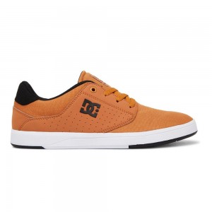 Brown / Black DC Plaza Men's Skate Shoes | 83716-GSPD