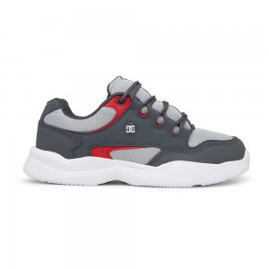 Grey / Black DC Decel Men's Trainers | 62153-XOQD