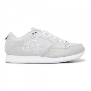 Grey / White DC Alias Women's Trainers | 74938-QCVO