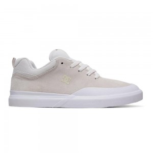 Grey / White DC Infinite Men's Skate Shoes | 21507-GHEB