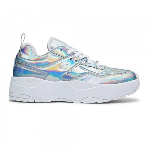 Silver / Multicolor DC E.Tribeka Women's Trainers | 19307-ZWOD