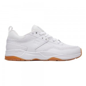 White DC E.Tribeka Men's Trainers | 34196-IKWJ