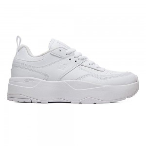 White DC E.Tribeka Women's Trainers | 41735-ILHT