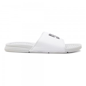 White / Black DC Bolsa Men's Sandals | 34710-TMRA