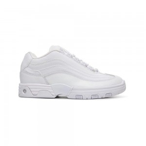 White / Silver DC Legacy Lite Women's Trainers | 10634-ZXHR