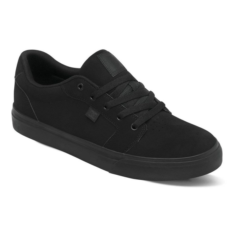 Black DC Anvil Men's Skate Shoes | 81526-LGBZ