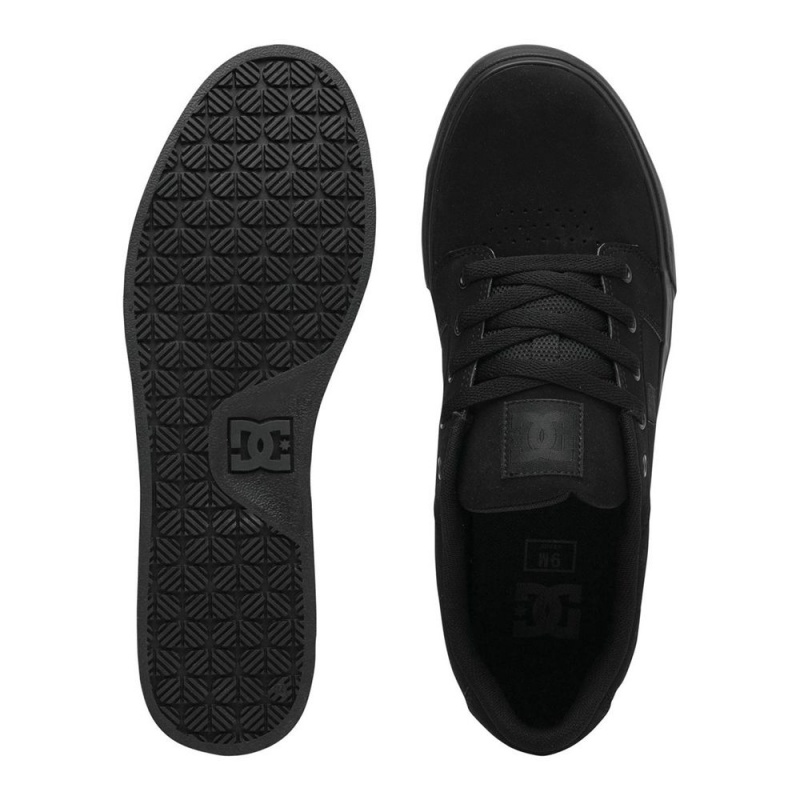 Black DC Anvil Men's Skate Shoes | 81526-LGBZ