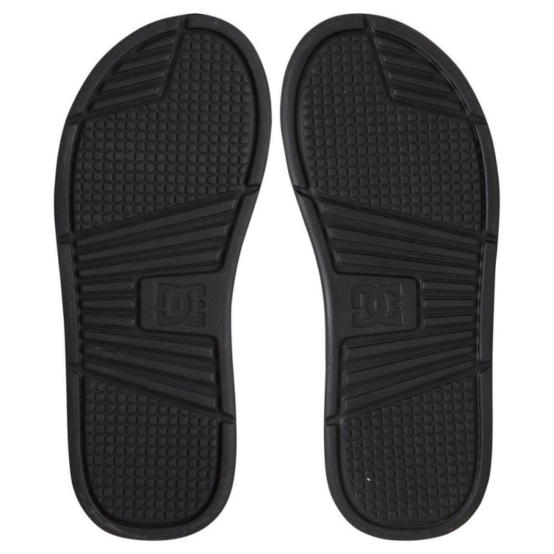 Black DC Bolsa Men's Sandals | 23984-XAEV