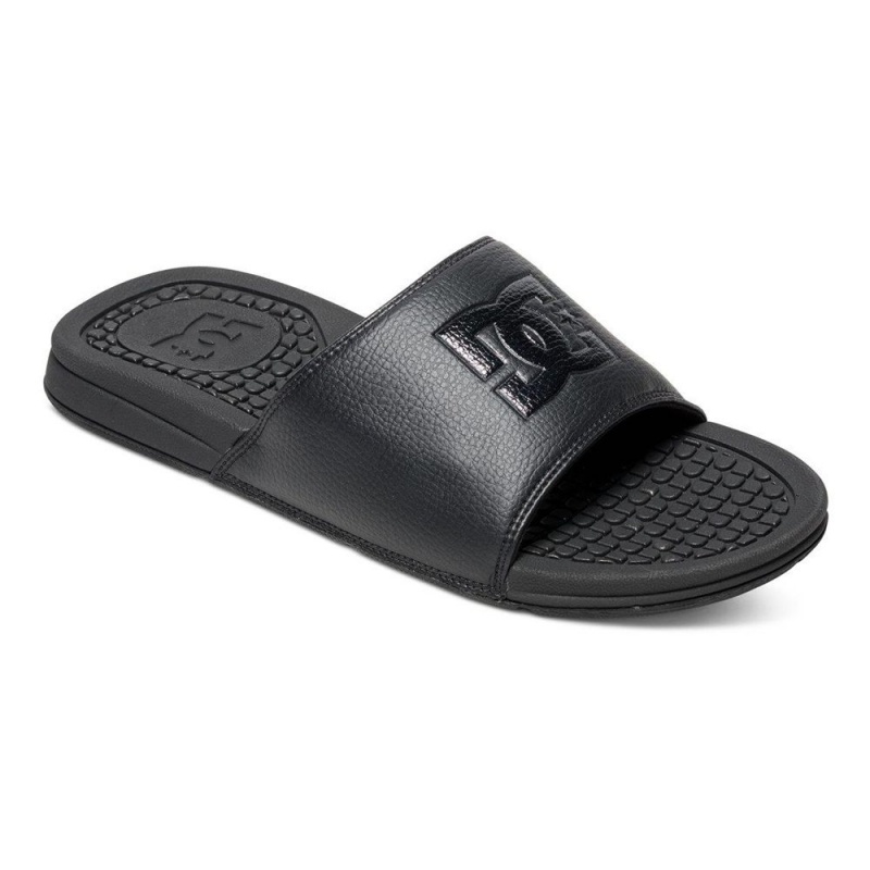 Black DC Bolsa Men's Sandals | 80564-BSOT