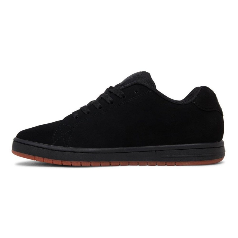 Black DC Gaveler Men's Skate Shoes | 95870-NXLB