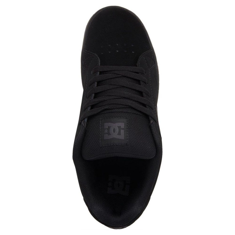 Black DC Gaveler Men's Skate Shoes | 95870-NXLB