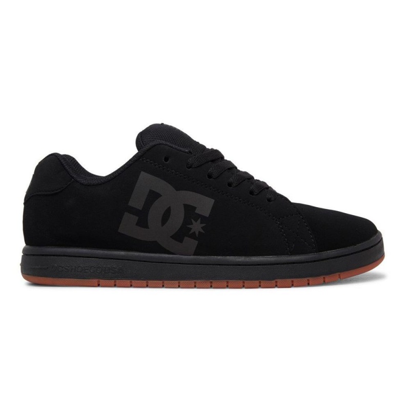 Black DC Gaveler Men\'s Skate Shoes | 95870-NXLB