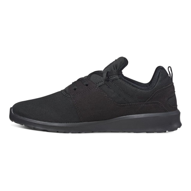 Black DC Heathrow Men's Trainers | 85741-UBQC