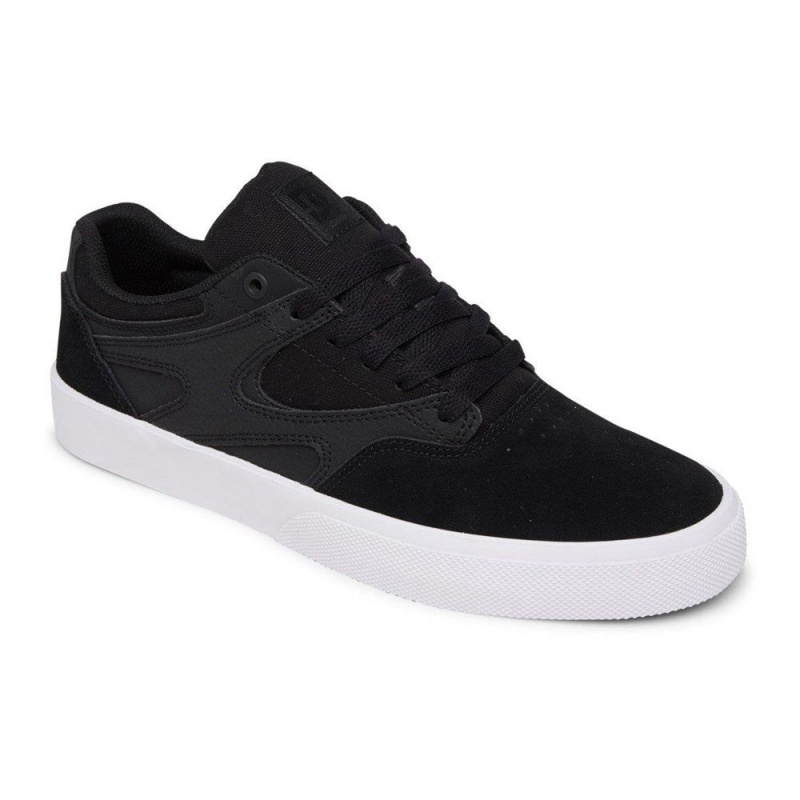 Black DC Kalis Vulc Men's Skate Shoes | 02735-JBAP