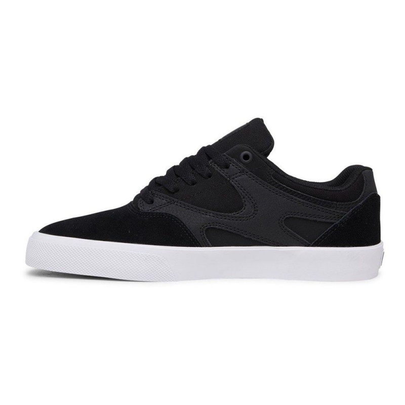 Black DC Kalis Vulc Men's Skate Shoes | 02735-JBAP