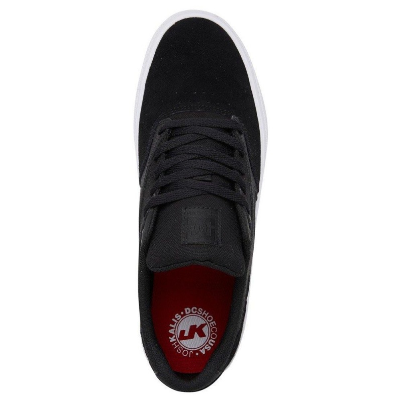 Black DC Kalis Vulc Men's Skate Shoes | 02735-JBAP