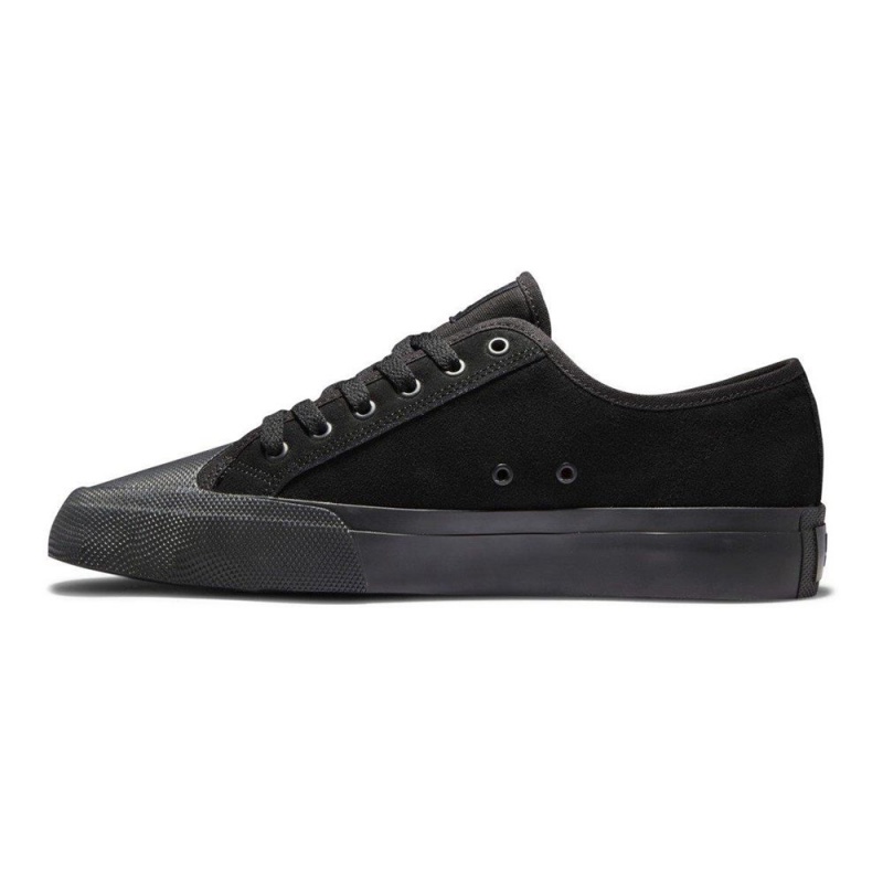 Black DC Manual Men's Skate Shoes | 14605-ZIXW