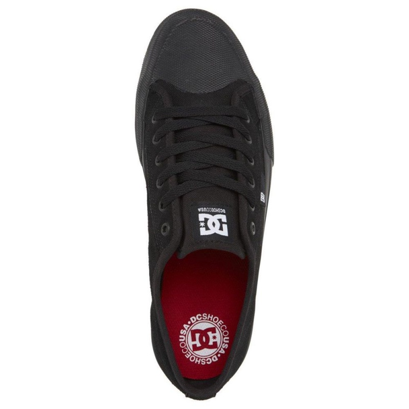 Black DC Manual Men's Skate Shoes | 14605-ZIXW