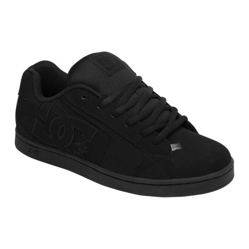 Black DC Net Men's Skate Shoes | 64153-JNEW