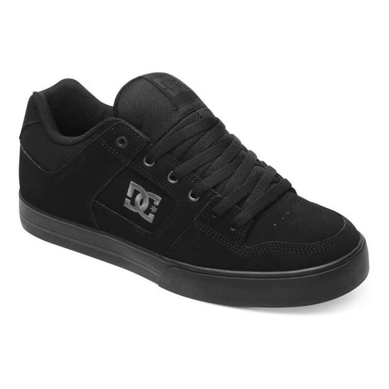 Black DC Pure Men's Skate Shoes | 43160-LVIA