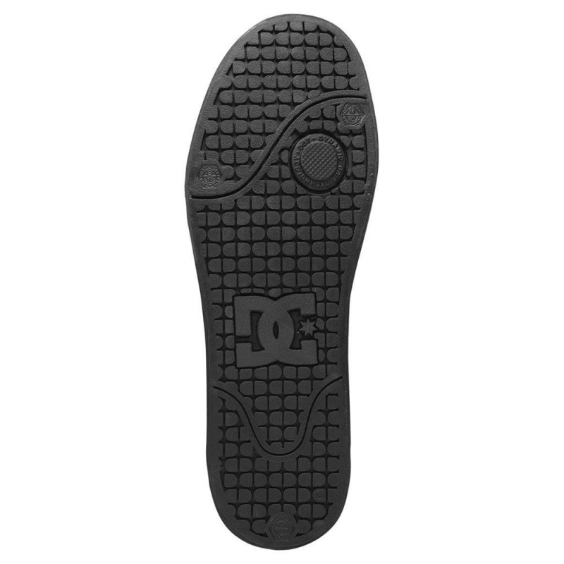 Black DC Pure Men's Skate Shoes | 43160-LVIA