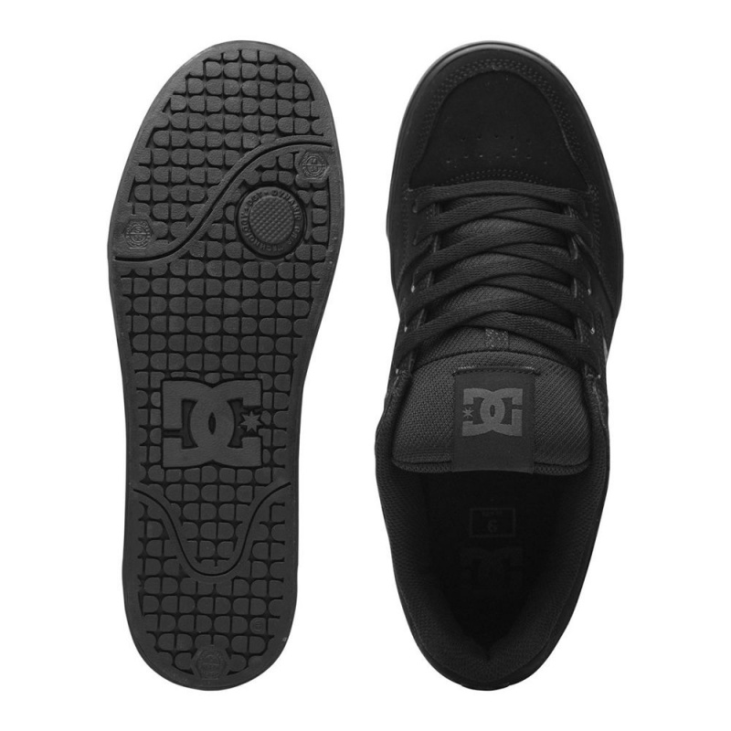 Black DC Pure Men's Skate Shoes | 43160-LVIA