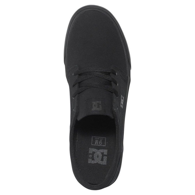 Black DC Trase Men's Skate Shoes | 10645-EIFG