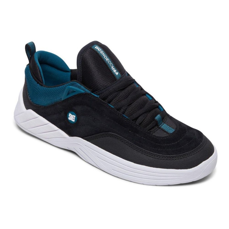 Black / Blue DC Williams Slim Men's Trainers | 74201-VRAJ