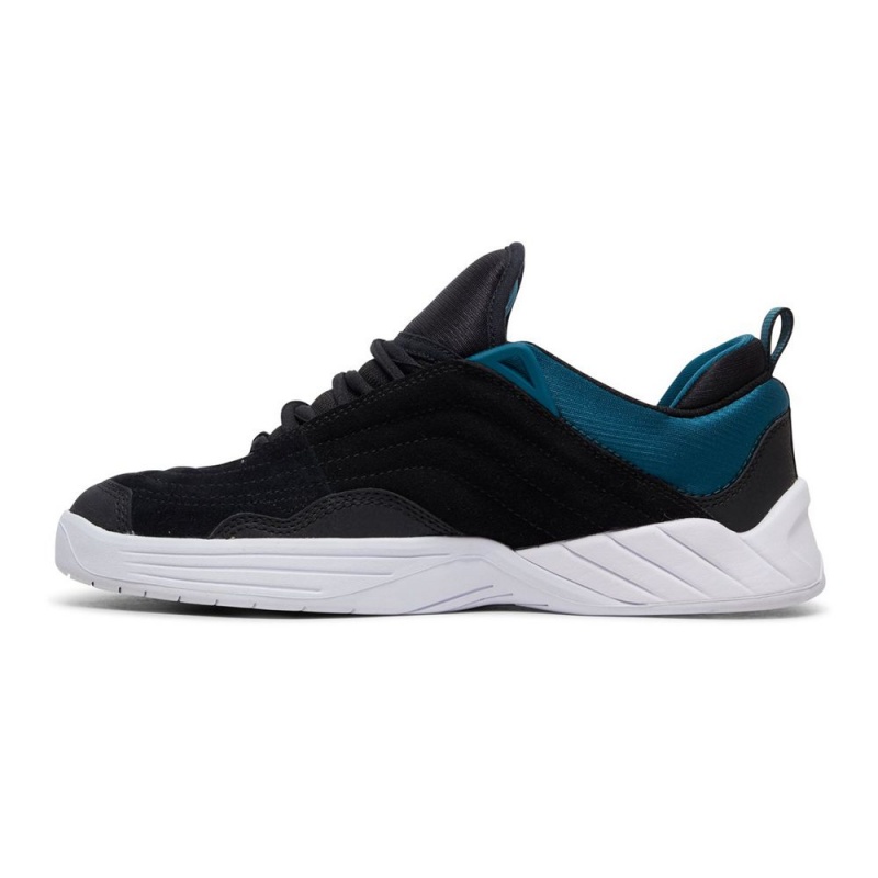 Black / Blue DC Williams Slim Men's Trainers | 74201-VRAJ