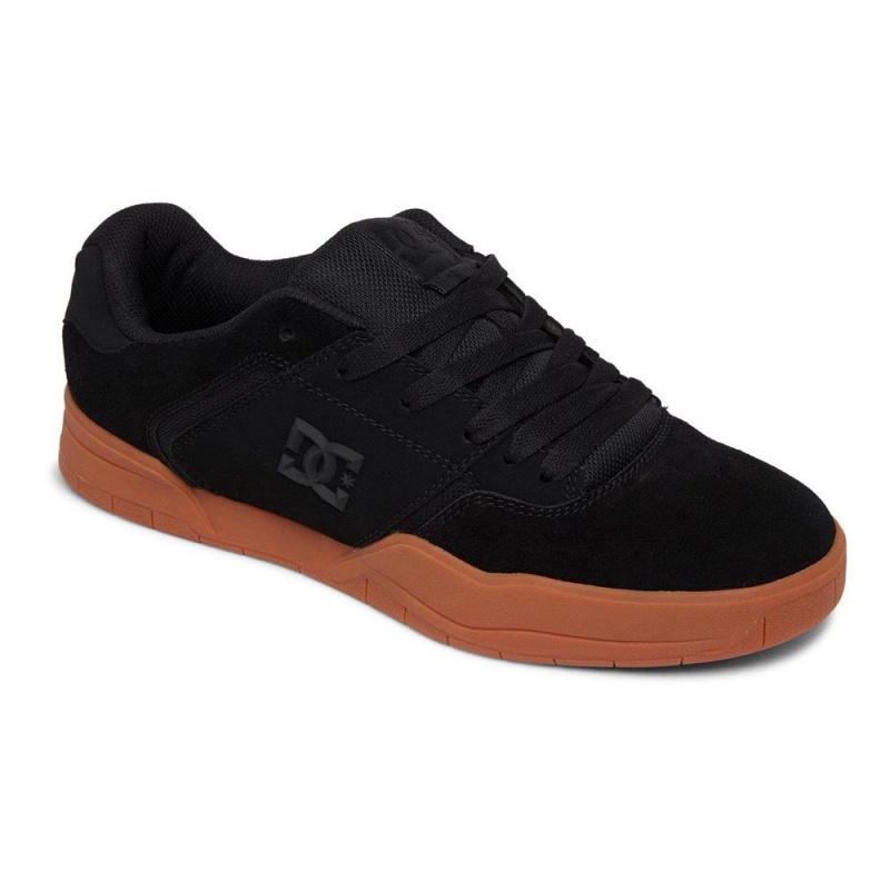 Black / Brown DC Central Men's Trainers | 75986-QXDR