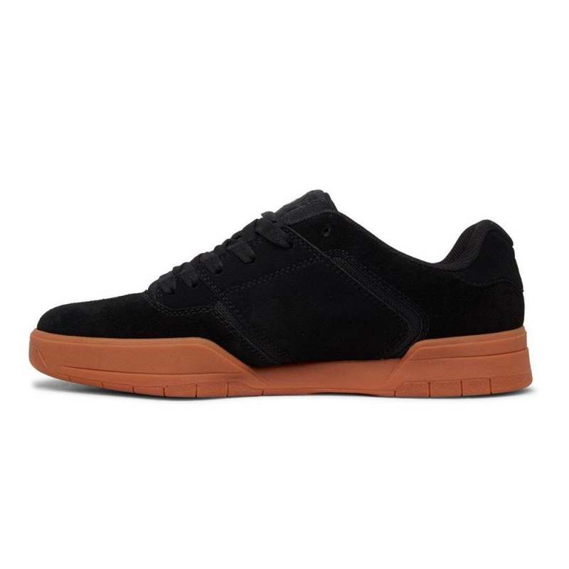 Black / Brown DC Central Men's Trainers | 75986-QXDR