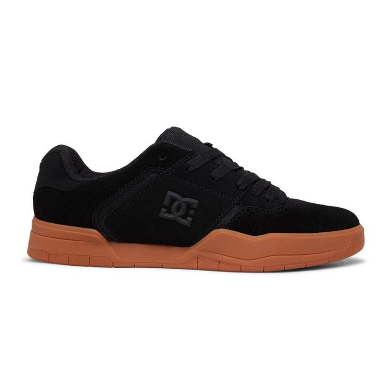 Black / Brown DC Central Men\'s Trainers | 75986-QXDR