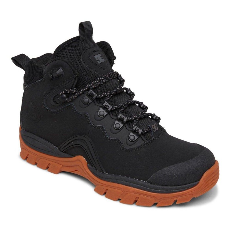 Black / Brown DC Navigator Men's Boots | 74085-KQHW