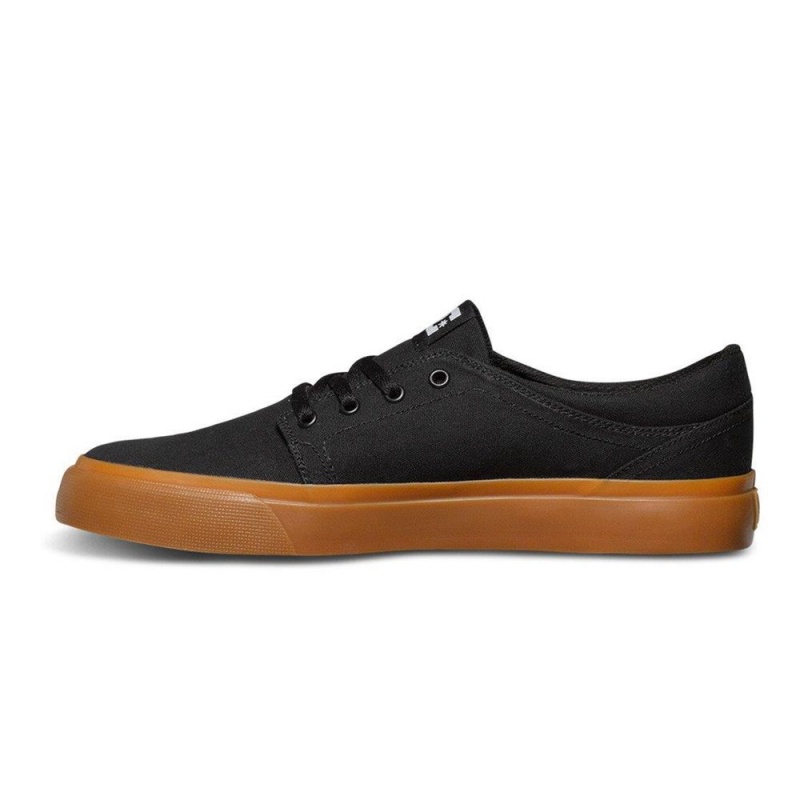 Black / Brown DC Trase Men's Skate Shoes | 27153-VXPL