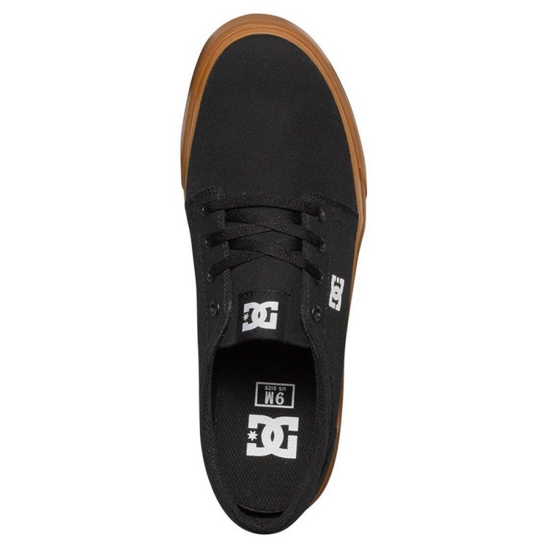 Black / Brown DC Trase Men's Skate Shoes | 27153-VXPL