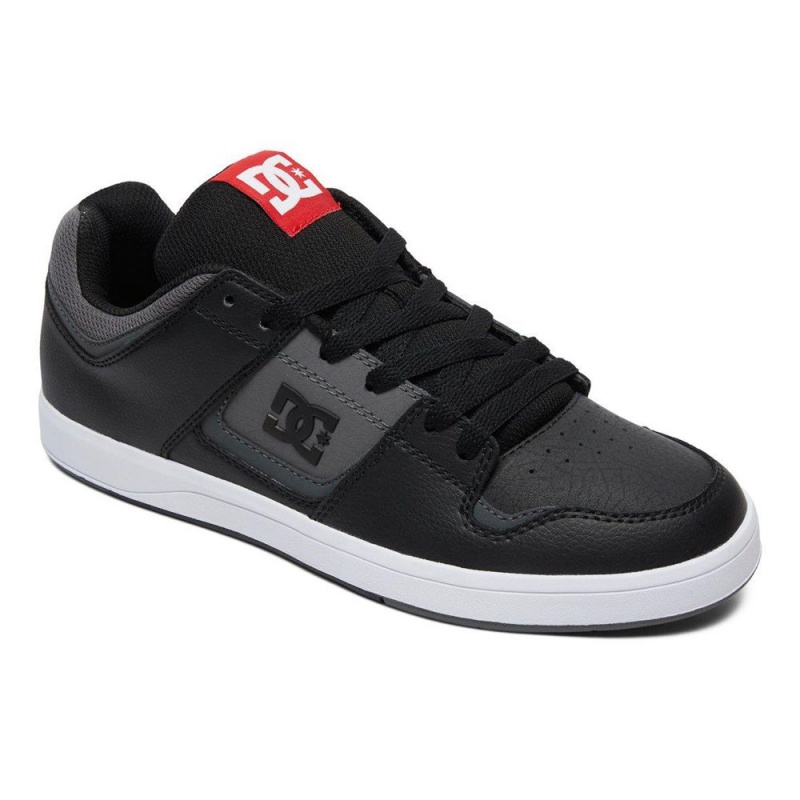 Black / Grey DC Cure Men's Skate Shoes | 36190-VZWM