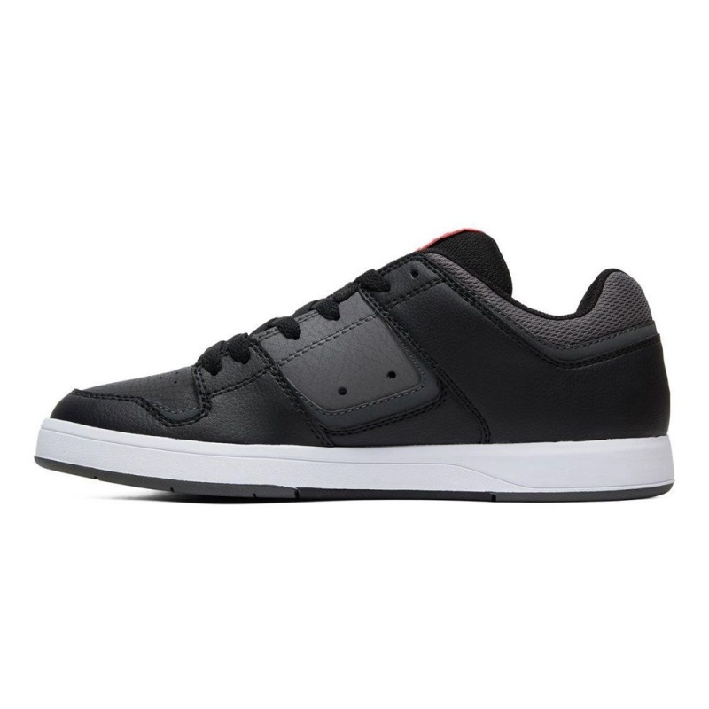 Black / Grey DC Cure Men's Skate Shoes | 36190-VZWM