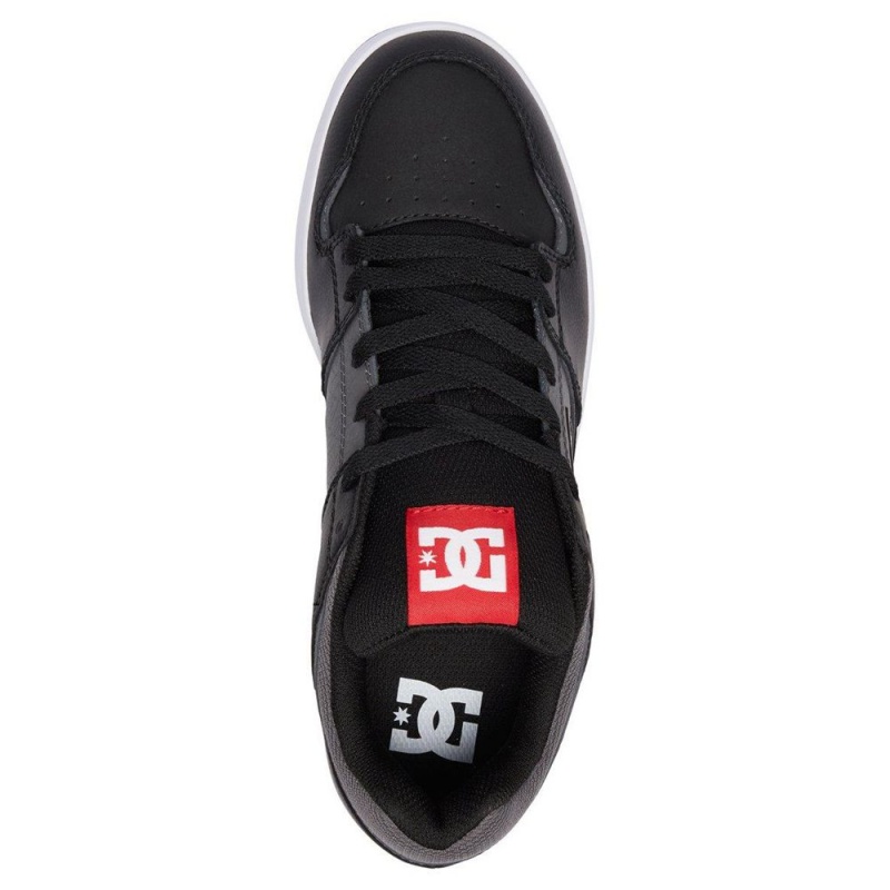 Black / Grey DC Cure Men's Skate Shoes | 36190-VZWM