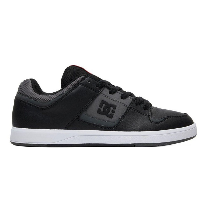 Black / Grey DC Cure Men\'s Skate Shoes | 36190-VZWM