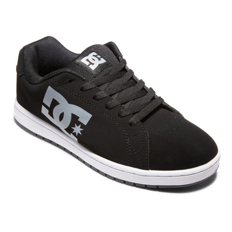 Black / Grey DC Gaveler Men's Skate Shoes | 06293-BTDV